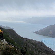 Ugly weather with Lake and Glacier Grey